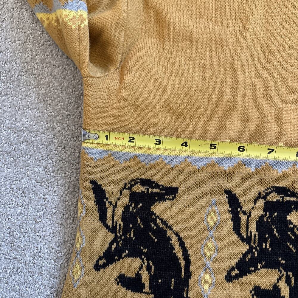 Harry Potter Hufflepuff Women's M Cardigan Fair Isle Knit Embroidered Box Lunch - Picture 5 of 9